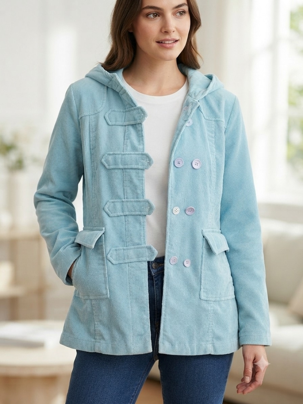 Corduroy Blue Jacket
